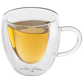 Кружка с двойным стеклом Aroma Сердце 300 мл