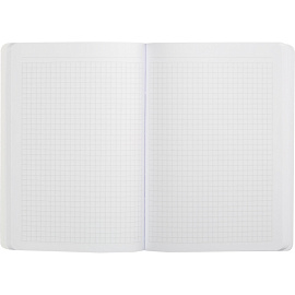 Тетрадь общая Attache Selection Navy Nature А5 80 листов в клетку на сшивке (обложка с рисунком листьев, матовая ламинация)