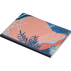 Тетрадь общая Attache Selection Navy Nature А5 80 листов в клетку на сшивке (обложка с рисунком, матовая ламинация)