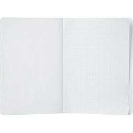 Тетрадь общая Attache Selection Navy Nature А5 80 листов в клетку на сшивке (обложка с рисунком цветов, матовая ламинация)