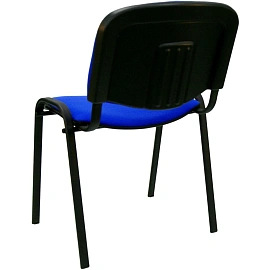 Стул офисный Easy Chair ИЗО/ISO синий, ткань, чёрный
