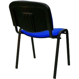 Стул офисный Easy Chair ИЗО/ISO синий, ткань, чёрный
