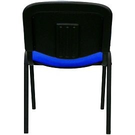 Стул офисный Easy Chair ИЗО/ISO синий, ткань, чёрный