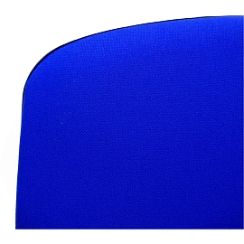 Стул офисный Easy Chair ИЗО/ISO синий, ткань, чёрный