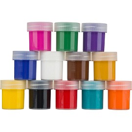 Гуашь Комус Три Богатыря 12 цветов по 20 мл девочки