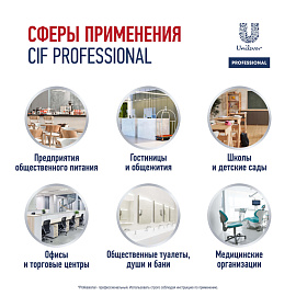 Универсальное чистящее средство Cif Professional спрей 0.5 л фото Универсальное чистящее средство Cif Professional спрей 0.5 л