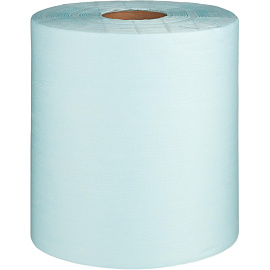 Материал протирочный нетканый Luscan Professional бирюзовый (400 листов в рулоне)