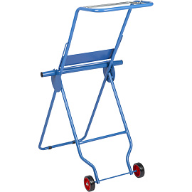 Диспенсер для протирочных материалов в рулонах Luscan Professional напольный стальной синий