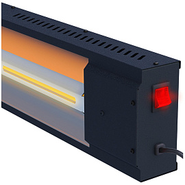 Обогреватель инфракрасный Рэмо СБИ-1500 Кедр черный (1500 Вт, кварцевый) фото Обогреватель инфракрасный Рэмо СБИ-1500 Кедр черный (1500 Вт, кварцевый)