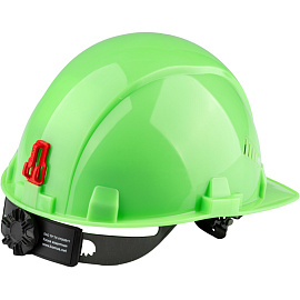 Каска защитная TOPFORT Стандарт 205 зеленая с храповым механизмом