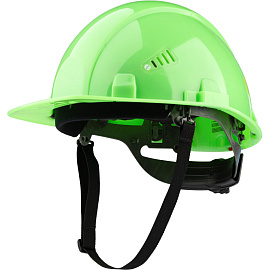 Каска защитная TOPFORT Стандарт 205 зеленая с храповым механизмом