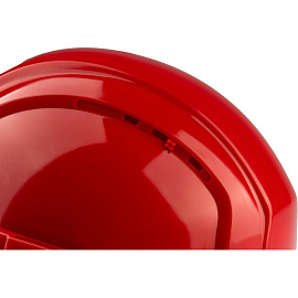 Каска защитная TOPFORT Универсал 303 красная с храповым механизмом