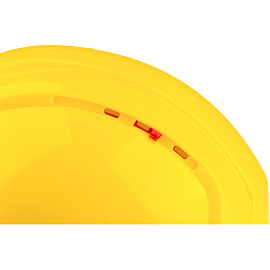 Каска защитная TOPFORT Универсал 304 желтая с храповым механизмом