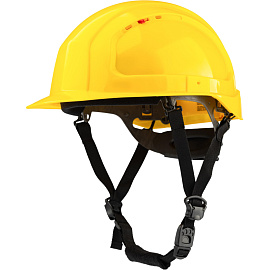 Каска защитная TOPFORT Универсал 304 желтая с храповым механизмом