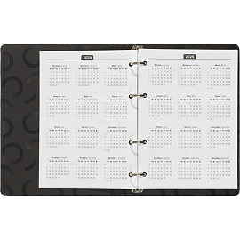 Ежедневник недатированный Attache Blacky картон А5 136 листов с рисунком