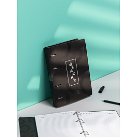 Ежедневник недатированный Attache Blacky картон А5 136 листов с рисунком