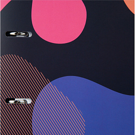 Ежедневник недатированный Attache Abstract картон А5 136 листов с рисунком