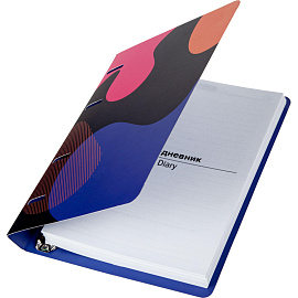 Ежедневник недатированный Attache Abstract картон А5 136 листов с рисунком