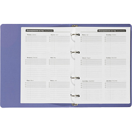 Ежедневник недатированный Attache Abstract картон А5 136 листов с рисунком