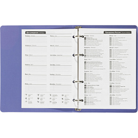 Ежедневник недатированный Attache Abstract картон А5 136 листов с рисунком