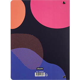 Ежедневник недатированный Attache Abstract картон А5 136 листов с рисунком