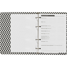 Ежедневник недатированный Attache Авангард картон А5 136 листов с рисунком