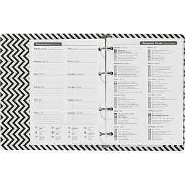 Ежедневник недатированный Attache Авангард картон А5 136 листов с рисунком