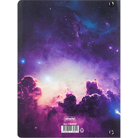 Ежедневник недатированный Attache Galaxy картон А5 136 листов с рисунком