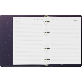 Ежедневник недатированный Attache Galaxy картон А5 136 листов с рисунком