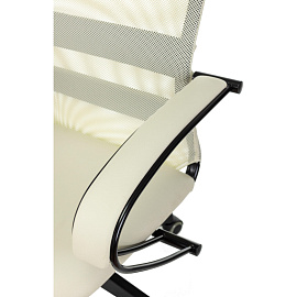 Кресло для руководителя Easy Chair 655 TPU бежевое (экокожа/сетка, пластик)