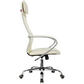 Кресло для руководителя Easy Chair 655 SL бежевое (экокожа/сетка, металл)