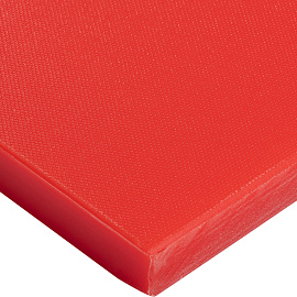 Доска разделочная Chefplast пластик 60х40х1.8 см красная