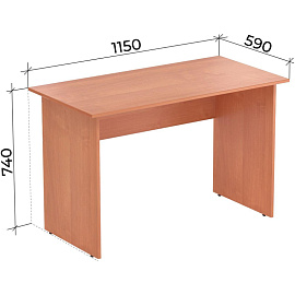Стол прямой Easy Оптима LT (ольха, 1150х590х740 мм)