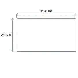 Стол прямой Easy Оптима LT (ольха, 1150х590х740 мм)