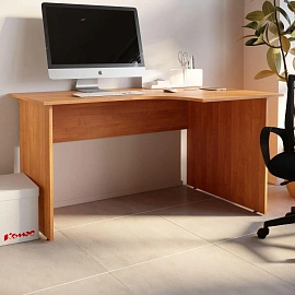 Стол эргономичный Комус Мебель Easy Оптима правый (ольха, 1350х880х740 мм)