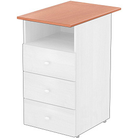 Тумба приставная Easy to lead Easy Оптима LT с замком (ольха, 400х590х740 мм, 3 ящика)