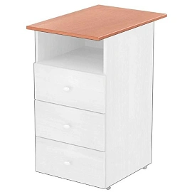 Тумба приставная Easy to lead Easy Оптима LT с замком (ольха, 400х590х740 мм, 3 ящика)