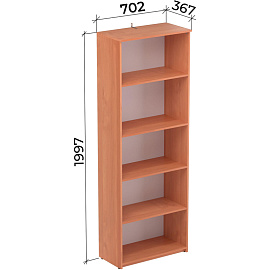 Стеллаж для документов Easy Easy to lead to lead Easy Оптима LT (ольха, 702х367х1997 мм)