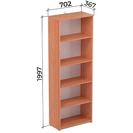 Стеллаж для документов Easy Easy to lead to lead Easy Оптима LT (ольха, 702х367х1997 мм)