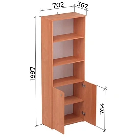 Шкаф для документов Easy to lead Easy Оптима LT полузакрытый (ольха, 702х367х1997 мм)