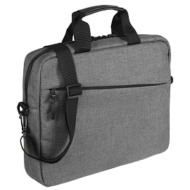 Сумка для документов и ноутбука Burst The First серая из полиэстера (6836.10)