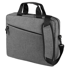 Сумка для документов и ноутбука Burst The First серая из полиэстера (6836.10)
