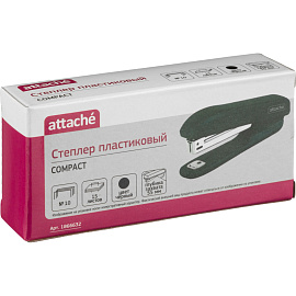 Степлер Attache Compact до 15 листов черный (скобы № 10, с антистеплером)