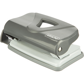 Дырокол Attache Smart до 15 листов серый c линейкой фото Дырокол Attache Smart до 15 листов серый c линейкой