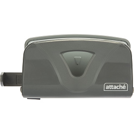 Дырокол Attache Smart до 15 листов серый c линейкой фото Дырокол Attache Smart до 15 листов серый c линейкой