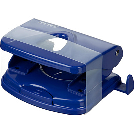 Дырокол Attache Symbol до 30 листов синий с линейкой фото Дырокол Attache Symbol до 30 листов синий с линейкой