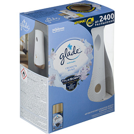 Освежитель воздуха автоматический Glade Automatic + сменный баллон Свежесть белья 269 мл фото Освежитель воздуха автоматический Glade Automatic + сменный баллон Свежесть белья 269 мл