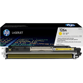 Картридж лазерный HP 126A CE312A желтый оригинальный