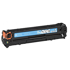 Картридж лазерный HP 128A CE321A голубой оригинальный