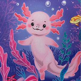 Ранец Комус Класс Аксолотль фиолетовый с двумя отделениями (с наполнителем)